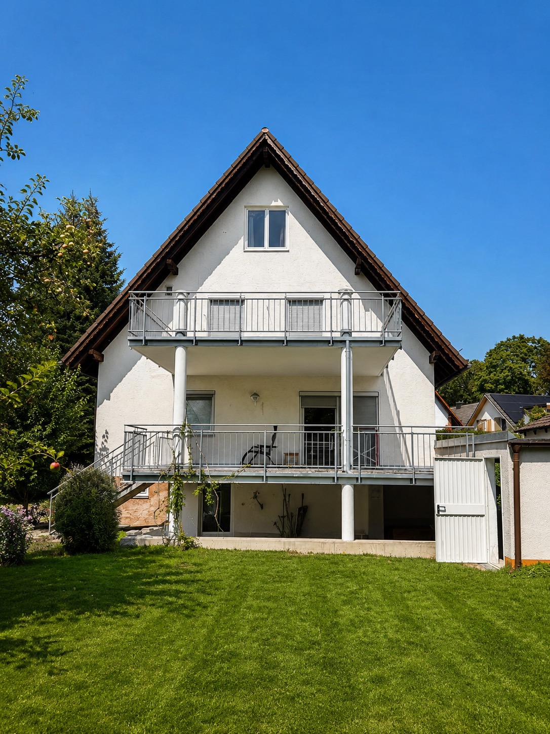 Zweifamilienhaus Unterföhring im heutigen Zustand