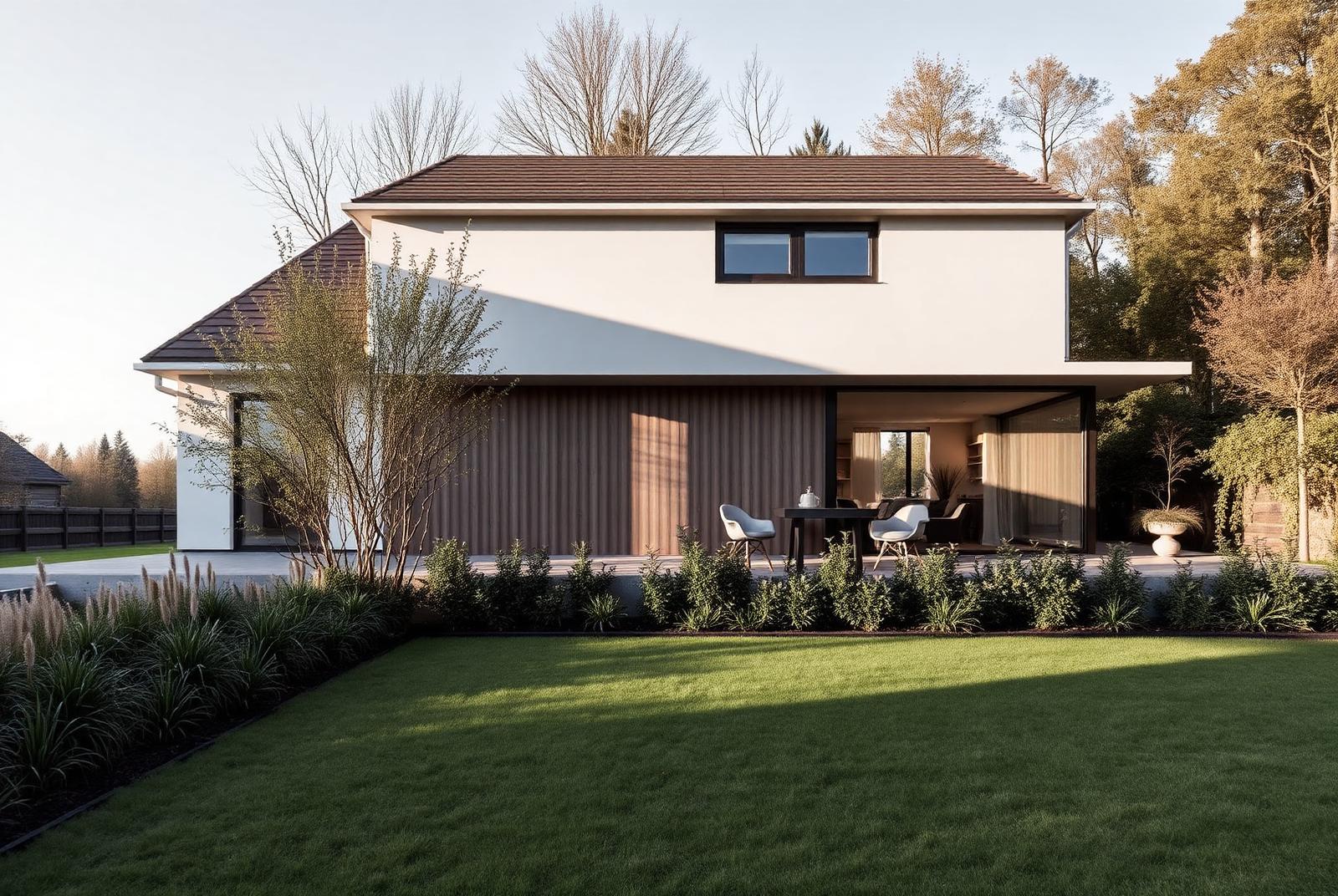 Modernes Einfamilienhaus mit Garten im Münchner Umland